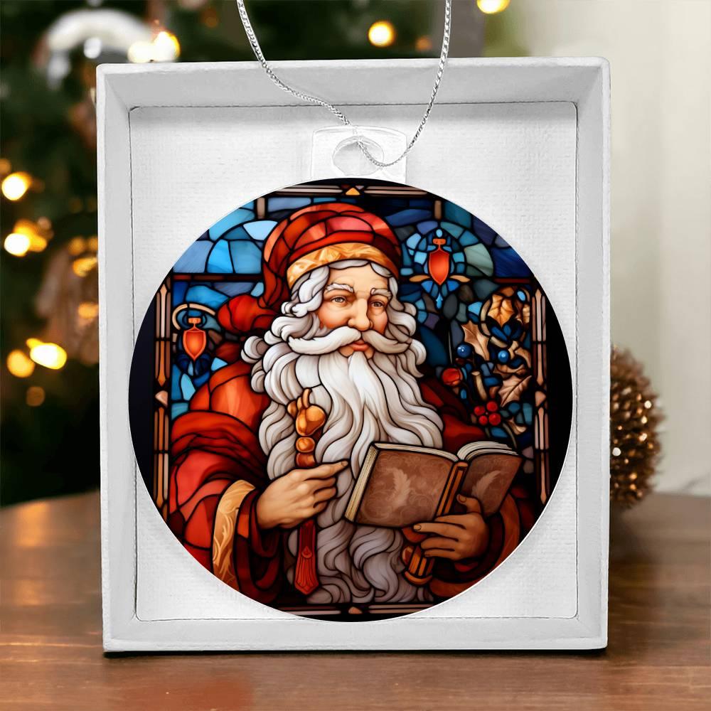 Santa Claus Acrylic Keepsake Ornament