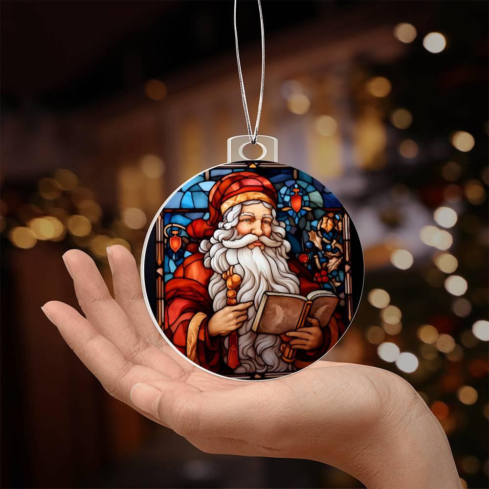 Santa Claus Acrylic Keepsake Ornament