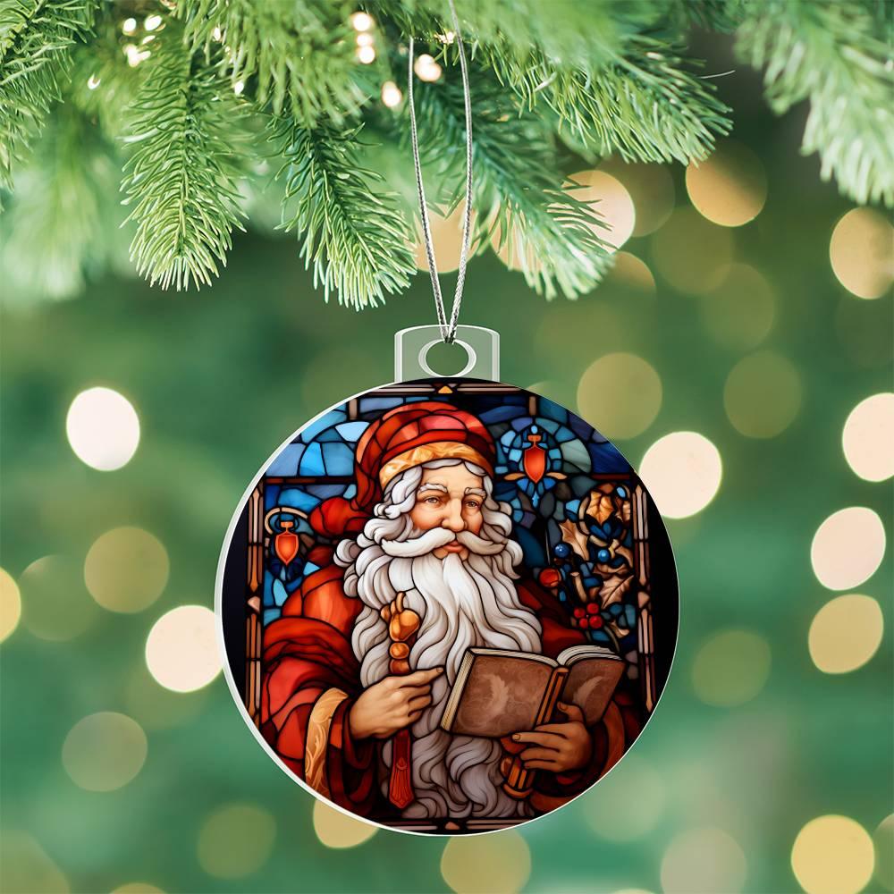 Santa Claus Acrylic Keepsake Ornament
