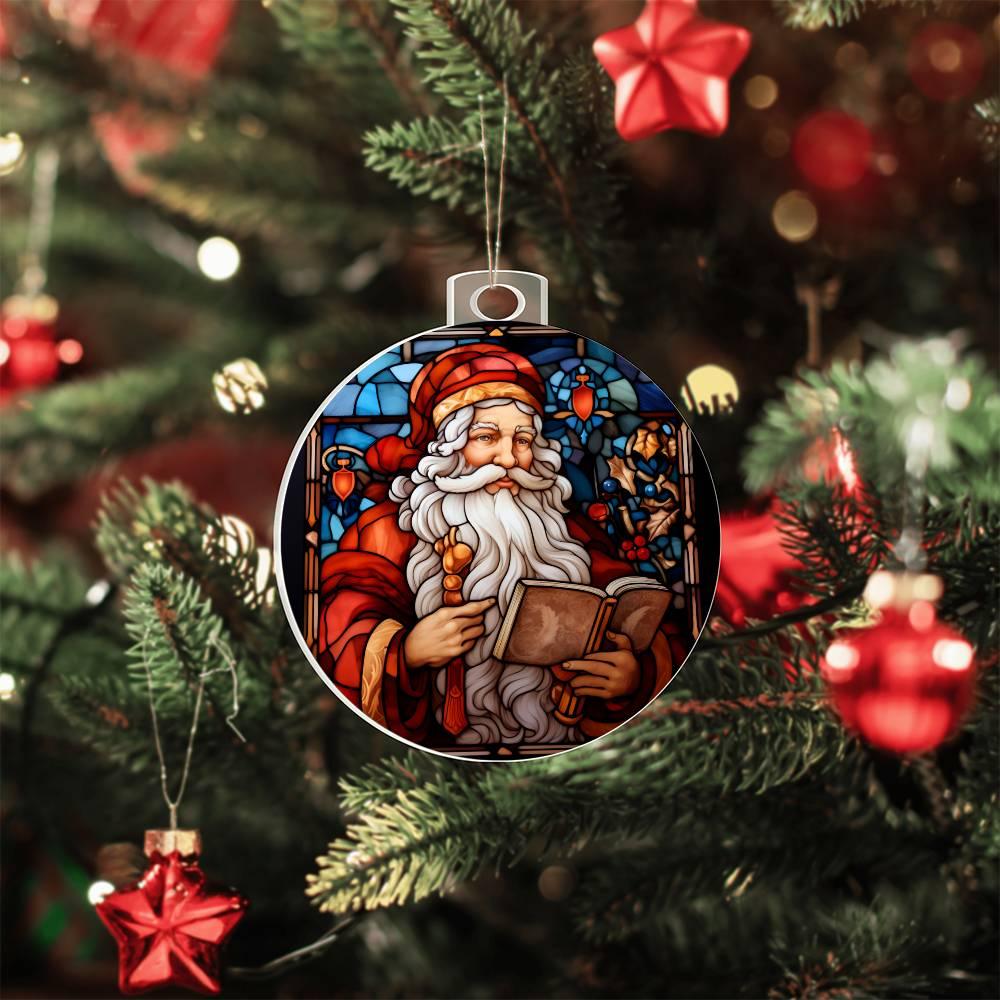 Santa Claus Acrylic Keepsake Ornament