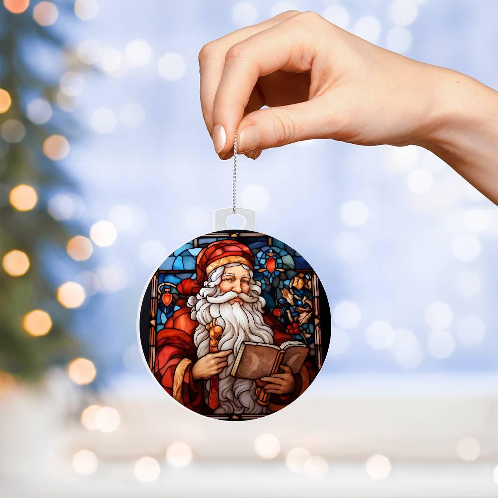 Santa Claus Acrylic Keepsake Ornament