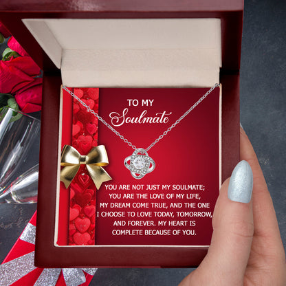 To My Soulmate Necklace - Express Your Love That Lasts Forever - Mallard Moon Gift Shop