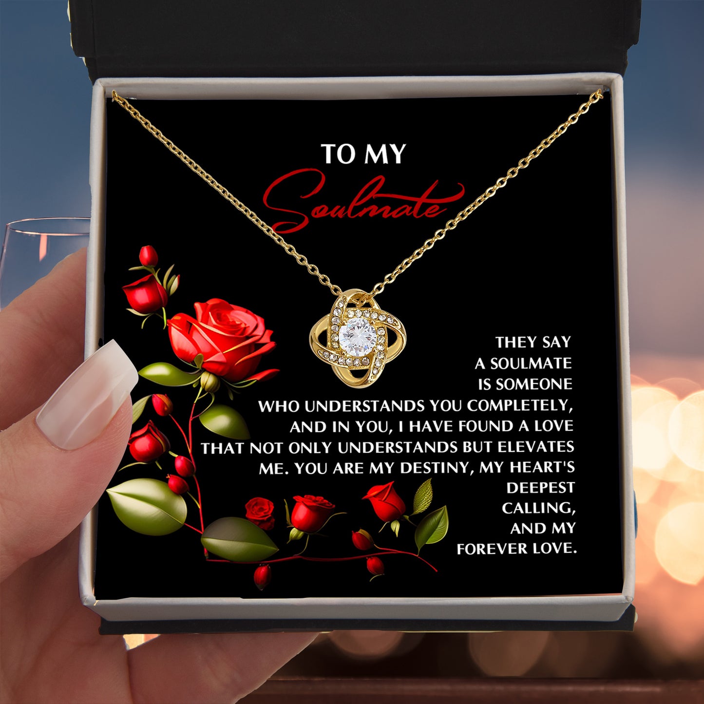 Soulmate Love Knot Necklace – A Timeless Gift for Your Forever Love - Mallard Moon Gift Shop