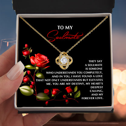 Soulmate Love Knot Necklace – A Timeless Gift for Your Forever Love - Mallard Moon Gift Shop