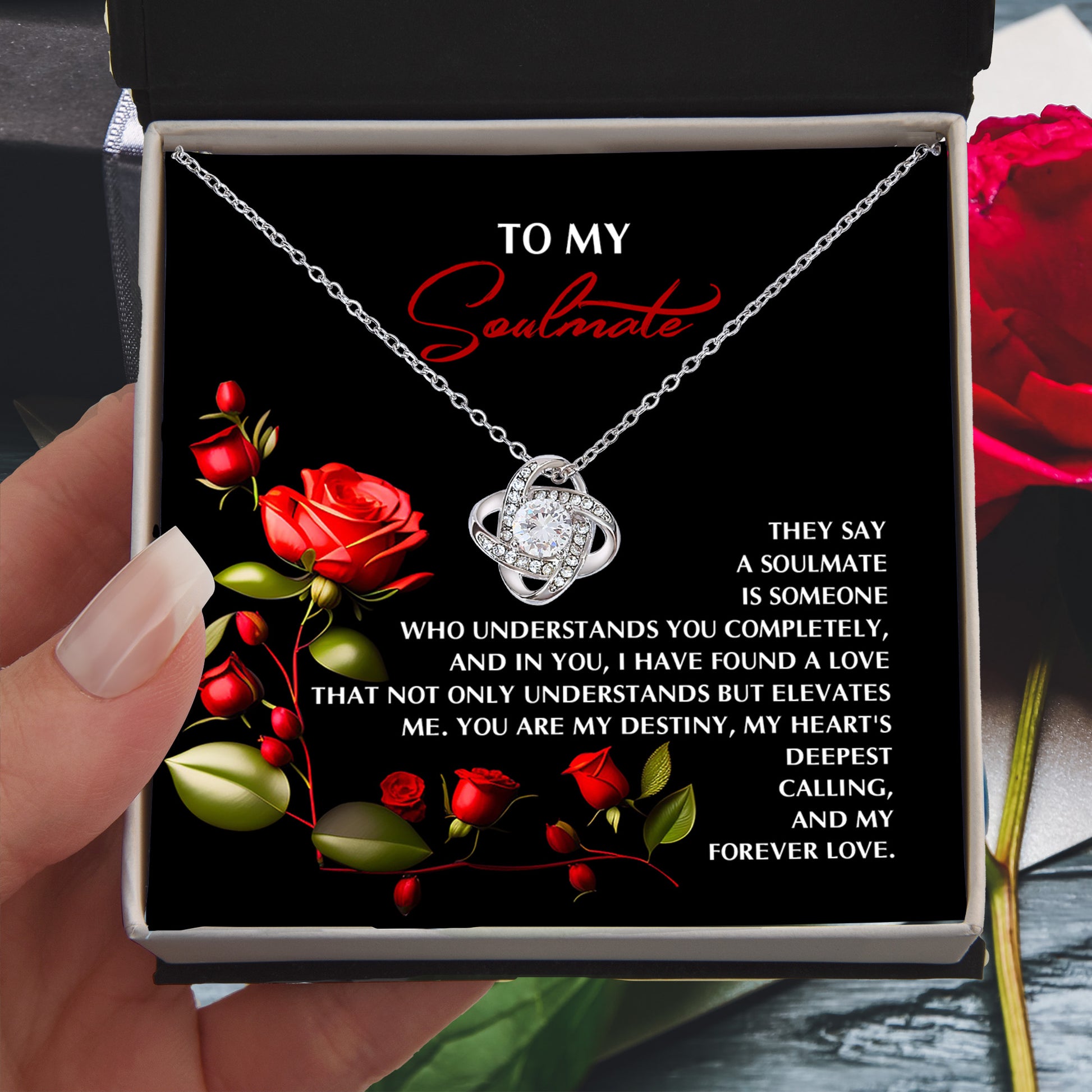 Soulmate Love Knot Necklace – A Timeless Gift for Your Forever Love - Mallard Moon Gift Shop