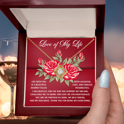 To the Love of My Life – Romantic Soulmate Necklace with Meaningful Message - Mallard Moon Gift Shop