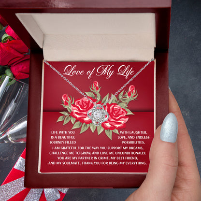 To the Love of My Life – Romantic Soulmate Necklace with Meaningful Message - Mallard Moon Gift Shop
