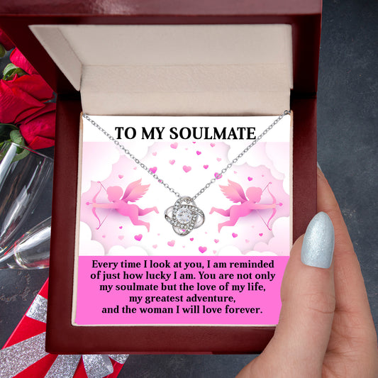 Romantic Soulmate Love Knot Necklace – Celebrate Your Greatest Adventure Together - Mallard Moon Gift Shop