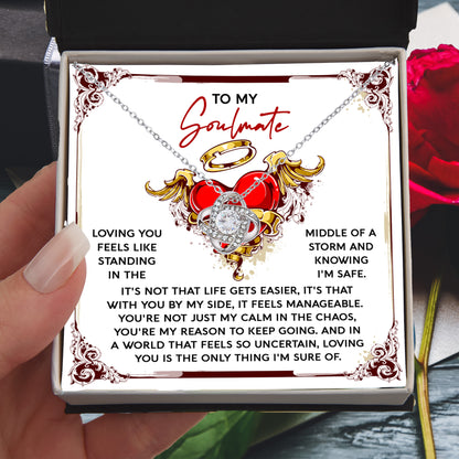 Heartfelt Soulmate Necklace – Celebrate the Calm and Strength She Brings - Mallard Moon Gift Shop