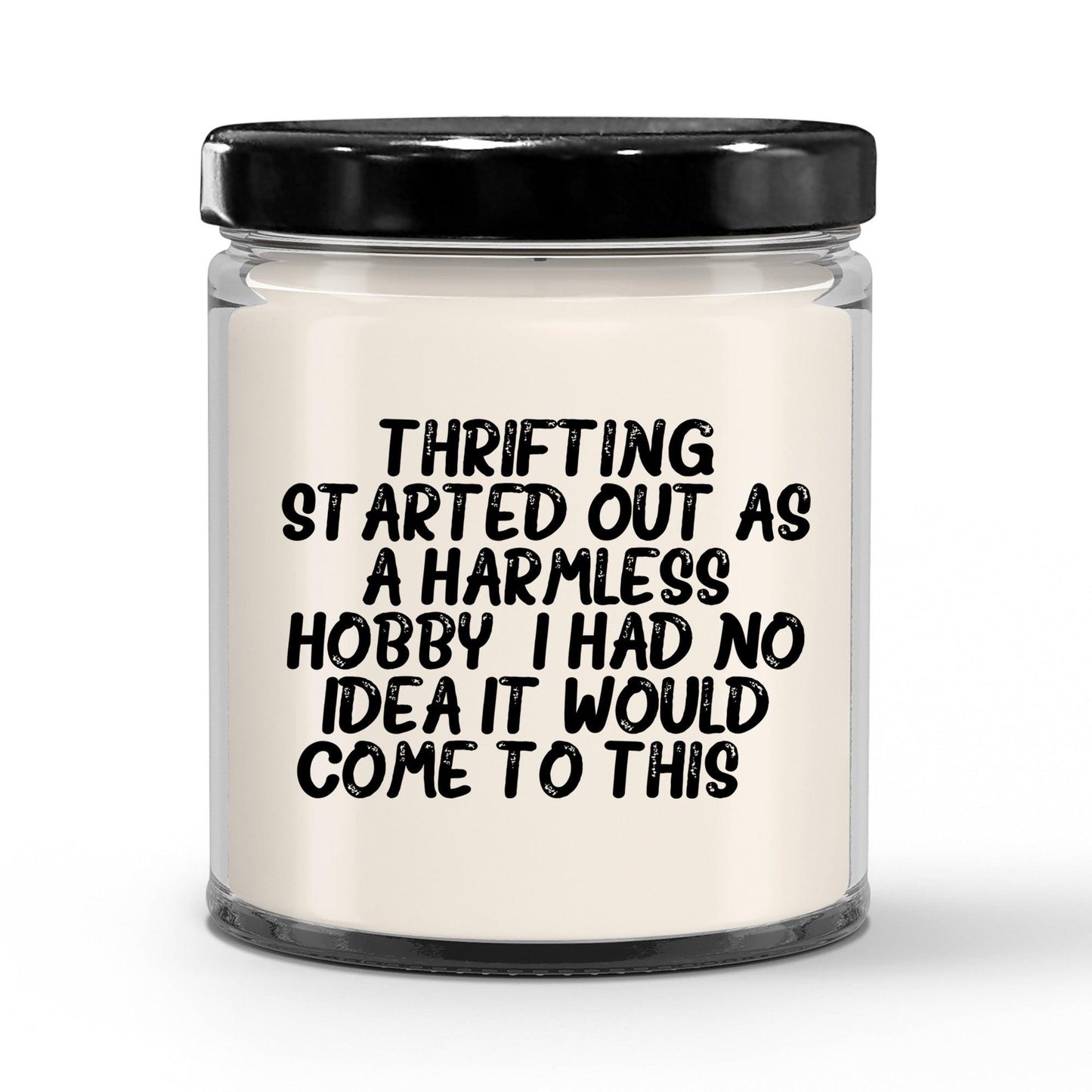 Thrifting Delight, Gifts for Friends, Thrifting Enthusiasts, Birthday, Holidays, Special Occasions, Quote Inspired Scented Soy Candle - Mallard Moon Gift Shop