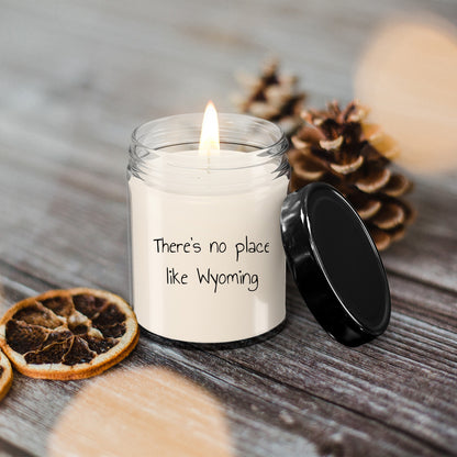 Wyoming's Best Kept Secret: 9oz Vanilla Soy Candle, There's No Place Like Wyoming - Mallard Moon Gift Shop