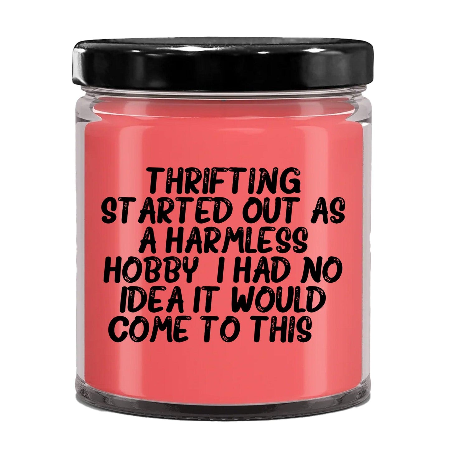 Thrifting Delight, Gifts for Friends, Thrifting Enthusiasts, Birthday, Holidays, Special Occasions, Quote Inspired Scented Soy Candle - Mallard Moon Gift Shop