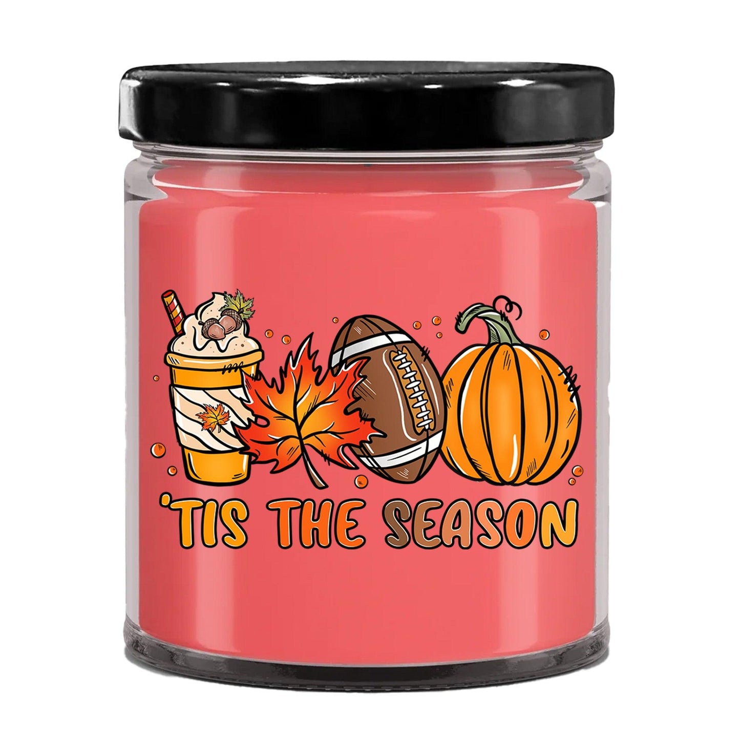 Smells Like Football, Fall and Pumpkin Spice Scented Soy Candles - Mallard Moon Gift Shop