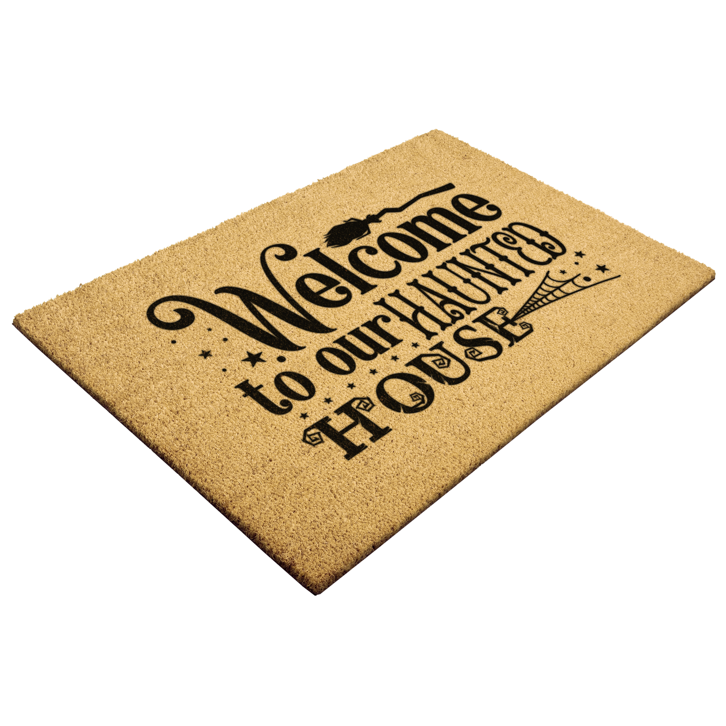 Welcome_to_Our_Haunted_House_Coir_Doorma_Outdoor_Mat_Angle_Mockup.png