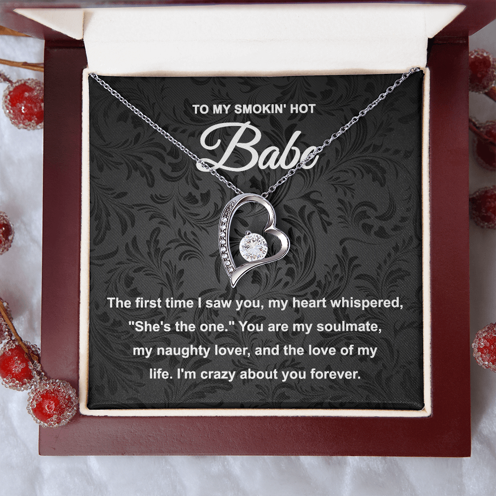 Soulmate Gift - My Naughty Lover and Love of My Life - Forever Love Pendant Necklace - Mallard Moon Gift Shop