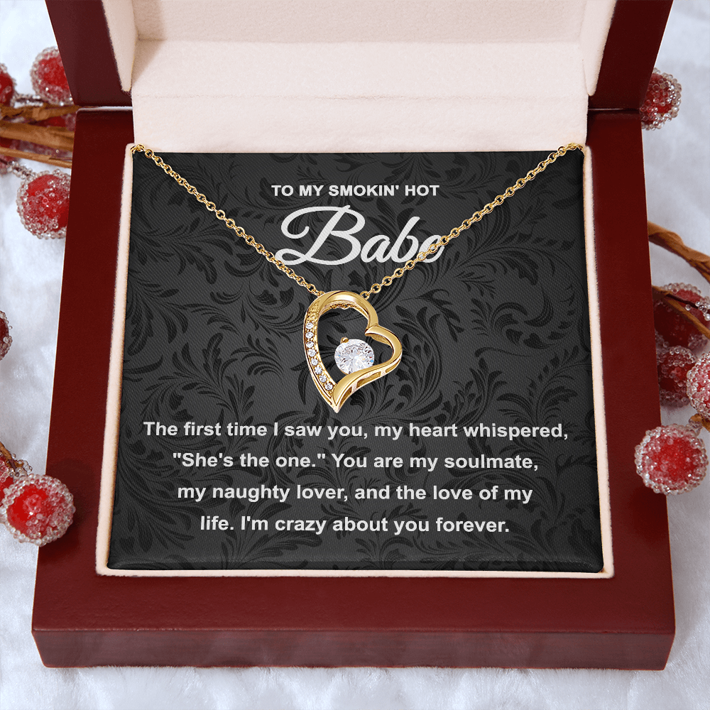 Soulmate Gift - My Naughty Lover and Love of My Life - Forever Love Pendant Necklace - Mallard Moon Gift Shop