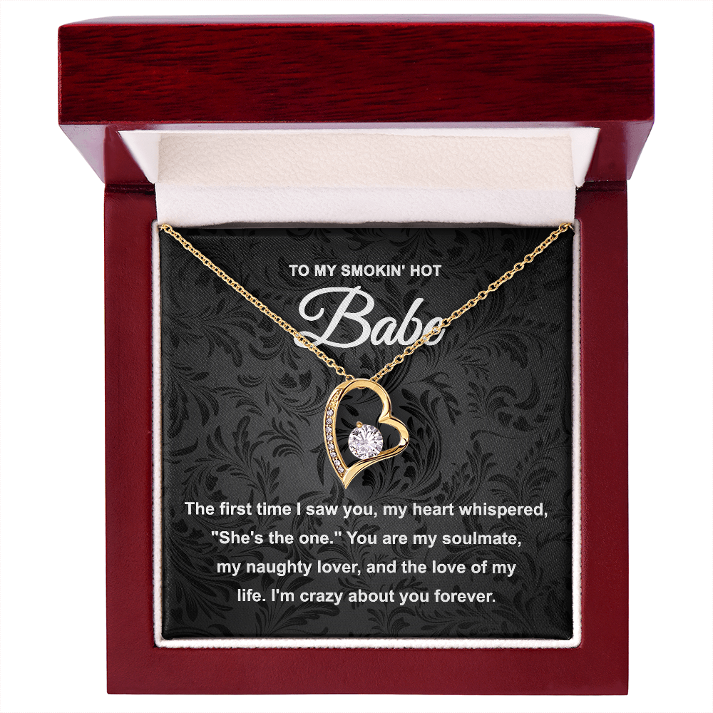 Soulmate Gift - My Naughty Lover and Love of My Life - Forever Love Pendant Necklace - Mallard Moon Gift Shop