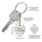 Mom Gift Personalized Engraved Heart Shaped Keychain Love You Mom - Mallard Moon Gift Shop