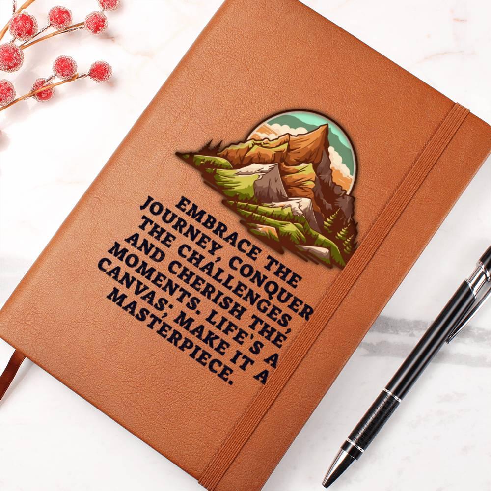 Embrace the Journey Leather Journal - Mallard Moon Gift Shop
