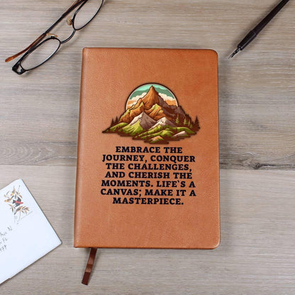 Embrace the Journey Leather Journal - Mallard Moon Gift Shop