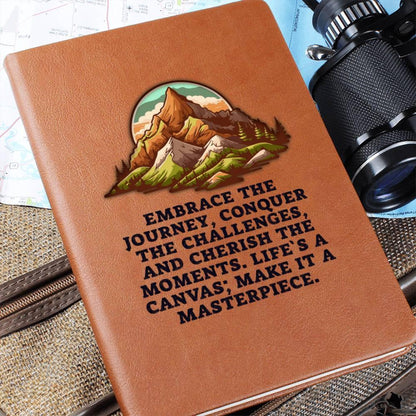 Embrace the Journey Leather Journal - Mallard Moon Gift Shop