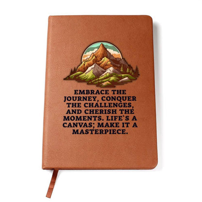 Embrace the Journey Leather Journal - Mallard Moon Gift Shop