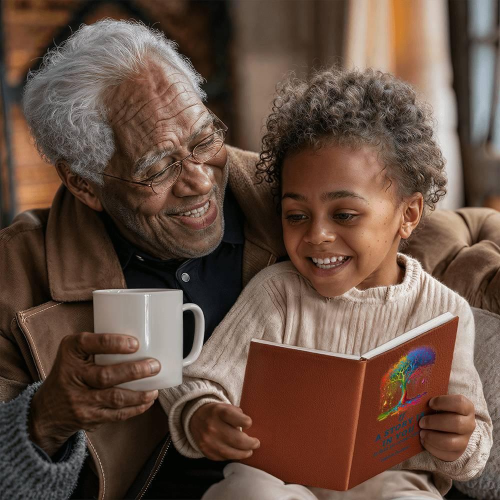 If a Story is in You, It Has to Come Out - Leather Journal - Mallard Moon Gift Shop