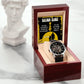 Dear Dad- We Have the Perfect Father Son Relationship Men's Openwork Watch with Gift Box - Mallard Moon Gift Shop
