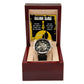 Dear Dad- We Have the Perfect Father Son Relationship Men's Openwork Watch with Gift Box - Mallard Moon Gift Shop