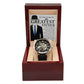 Dad Gift - You Are The Anchor in My Life Men's Openwork Watch with Gift Box - Mallard Moon Gift Shop