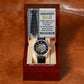 Dad Gift - To the World's Greatest Dad Men's Openwork Watch with Gift Box - Mallard Moon Gift Shop