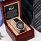 Dad The First Hand I Held Men's Openwork Watch with Gift Box - Mallard Moon Gift Shop