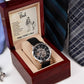 To My Dad My Superhero Men's Openwork Watch with Gift Box - Mallard Moon Gift Shop