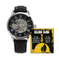 Dear Dad- We Have the Perfect Father Son Relationship Men's Openwork Watch with Gift Box - Mallard Moon Gift Shop