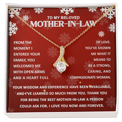 Gift for Mother-in-law - You Wisdom and Experience - Alluring Beauty Pendant Necklace - Mallard Moon Gift Shop