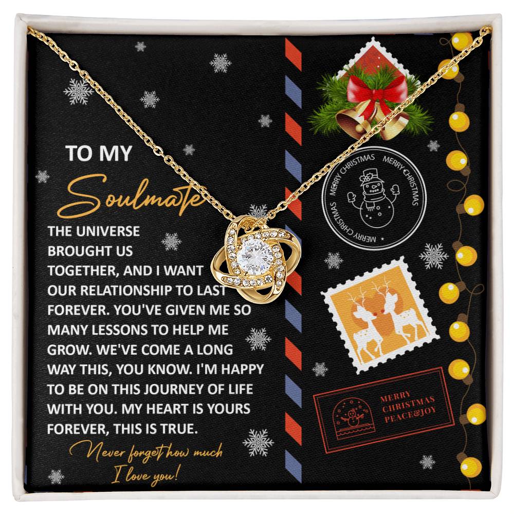 Gift for Soulmate - This Is True - Love Knot Pendant Necklace - Mallard Moon Gift Shop