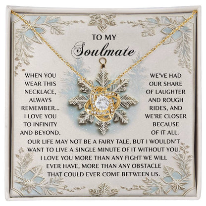 Gift for Soulmate - Infinity And Beyond - Love Knot Pendant Necklace - Mallard Moon Gift Shop