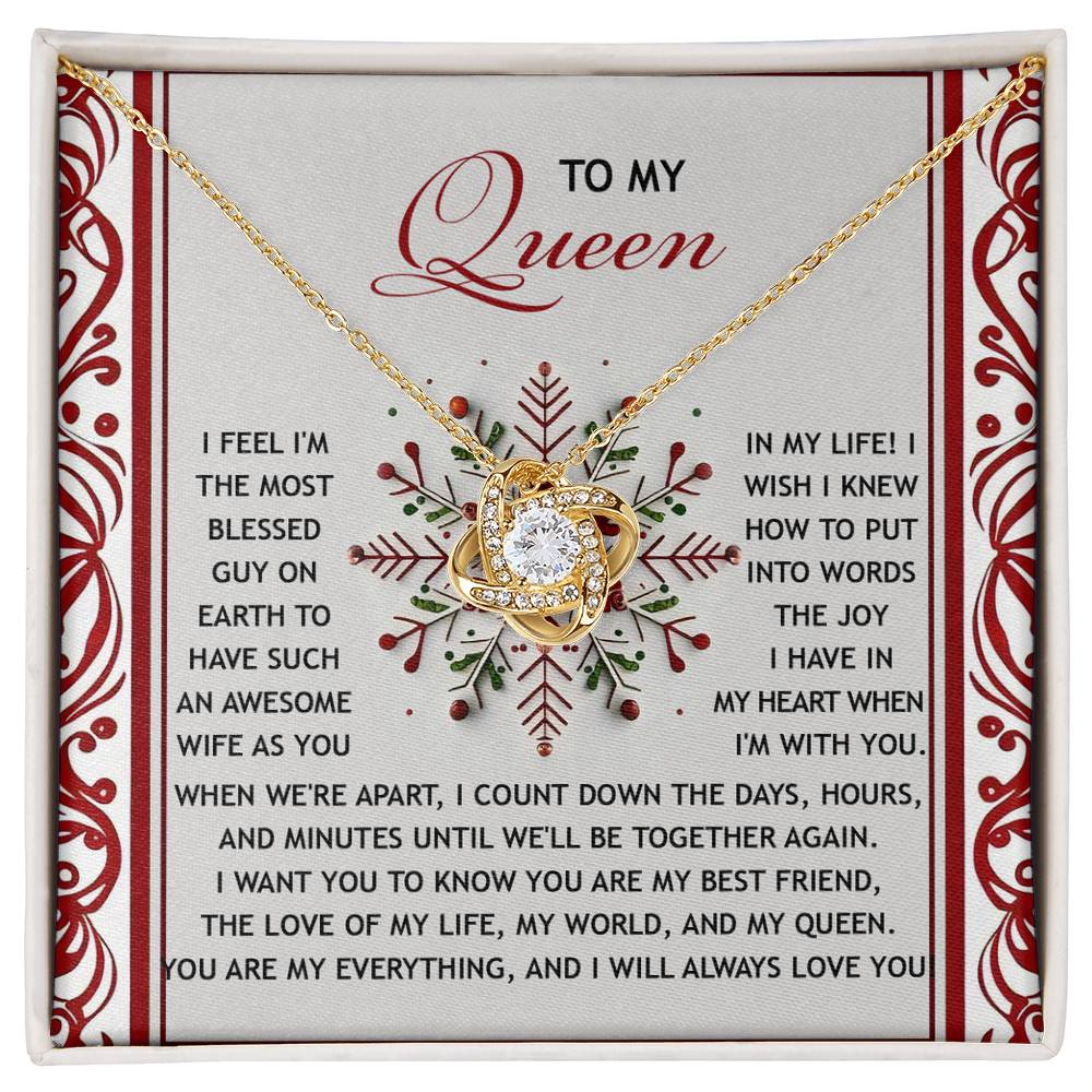 Gift for Soulmate - Together Again - Love Knot Pendant Necklace - Mallard Moon Gift Shop