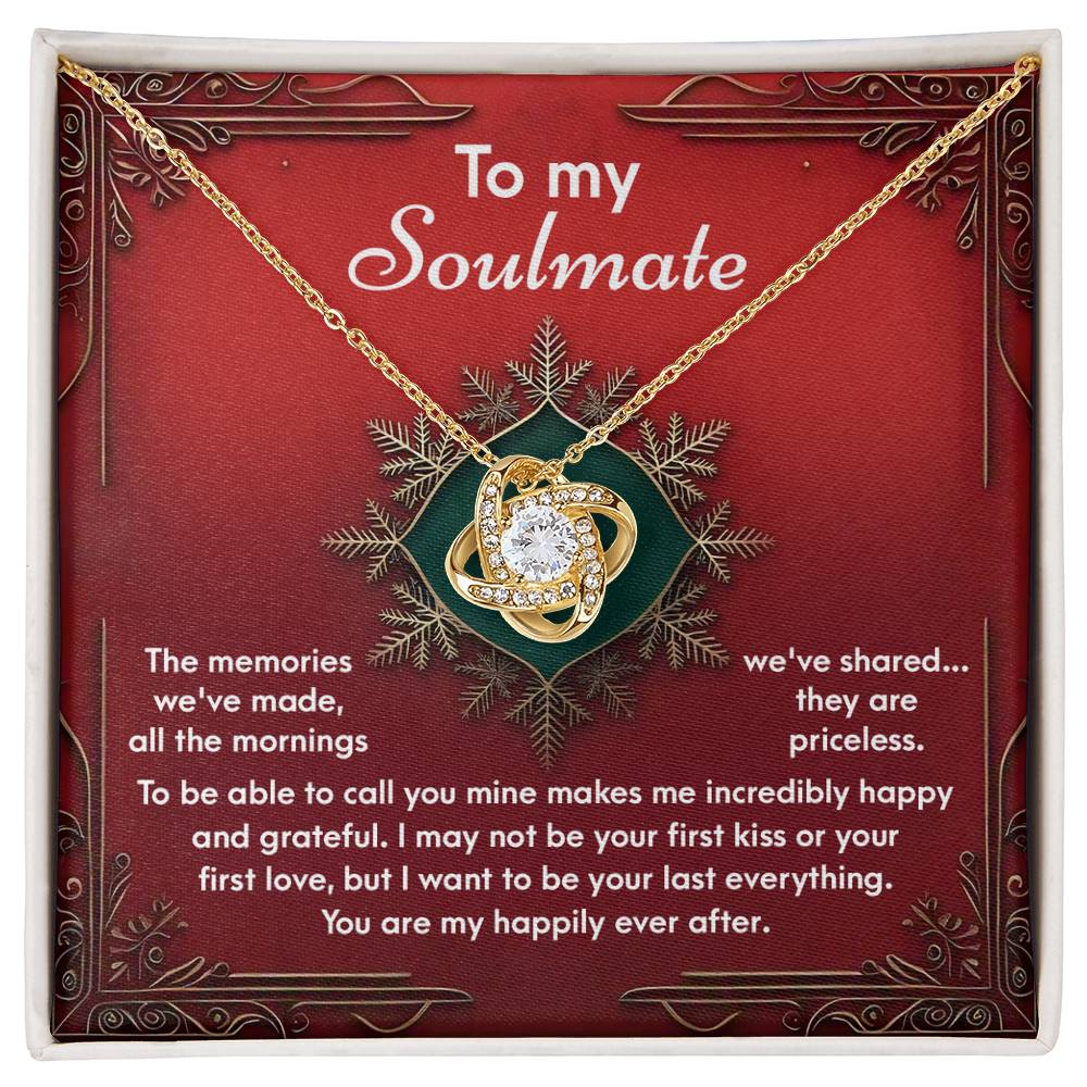 Gift for Soulmate - The Memories - Love Knot Pendant Necklace - Mallard Moon Gift Shop
