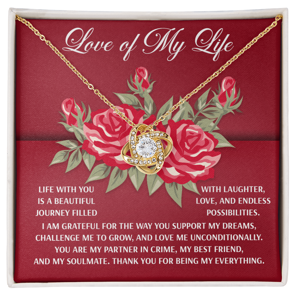 To the Love of My Life – Romantic Soulmate Necklace with Meaningful Message - Mallard Moon Gift Shop