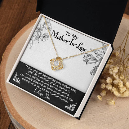 To My Mother-in-Law You Nailed It as a Mother Pendant Necklace - Mallard Moon Gift Shop