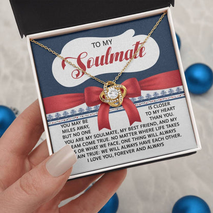 Gift for Soulmate - Have Each Other - Love Knot Pendant Necklace - Mallard Moon Gift Shop