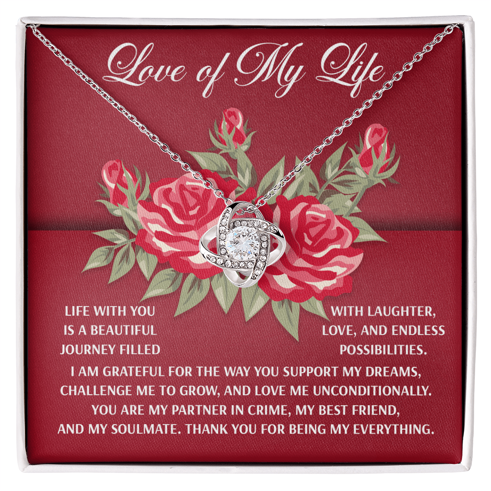 To the Love of My Life – Romantic Soulmate Necklace with Meaningful Message - Mallard Moon Gift Shop