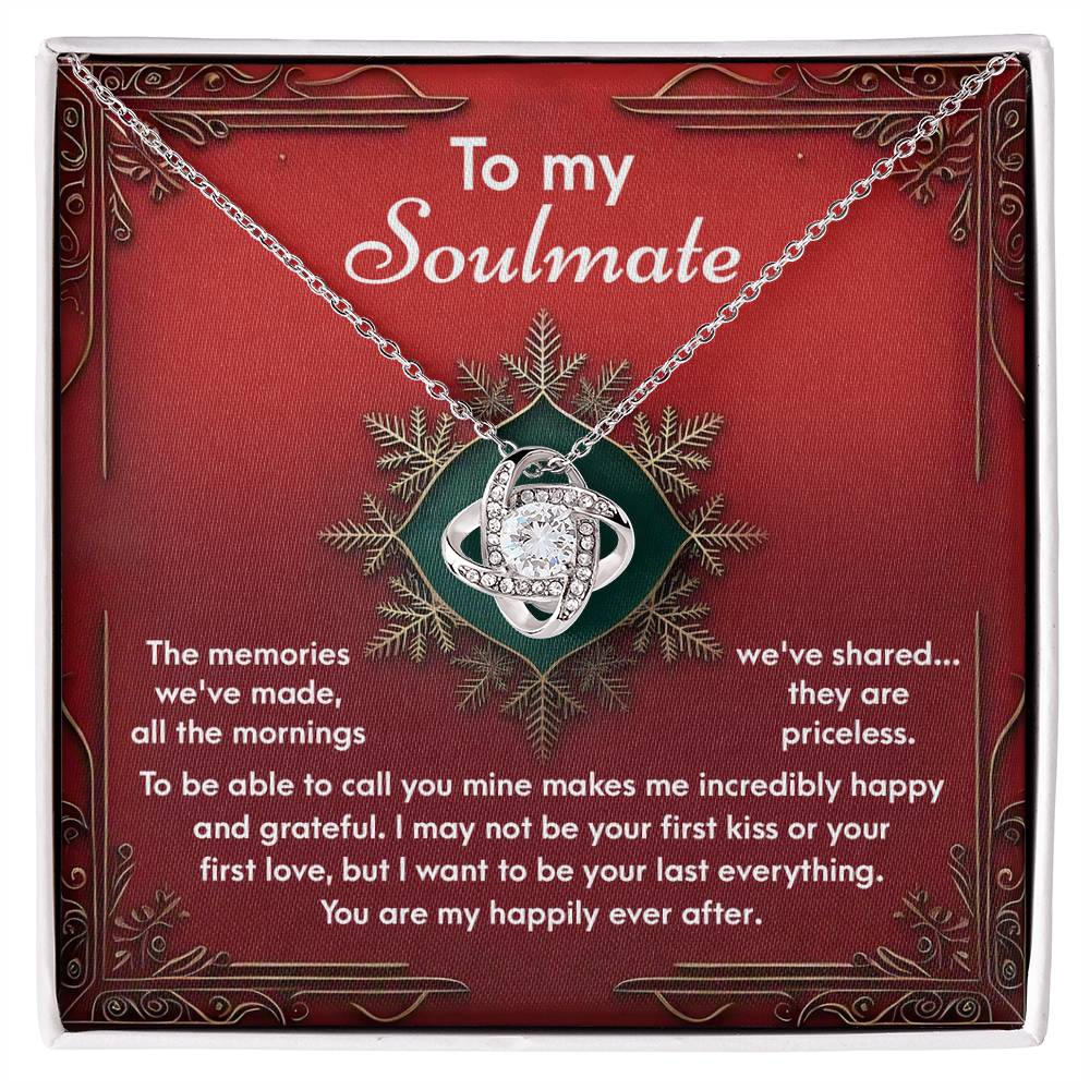 Gift for Soulmate - The Memories - Love Knot Pendant Necklace - Mallard Moon Gift Shop