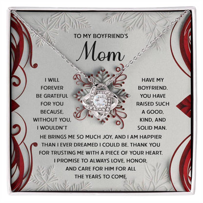 Gift for Boyfriend's Mom - I Could Be - Love Knot Pendant Necklace - Mallard Moon Gift Shop