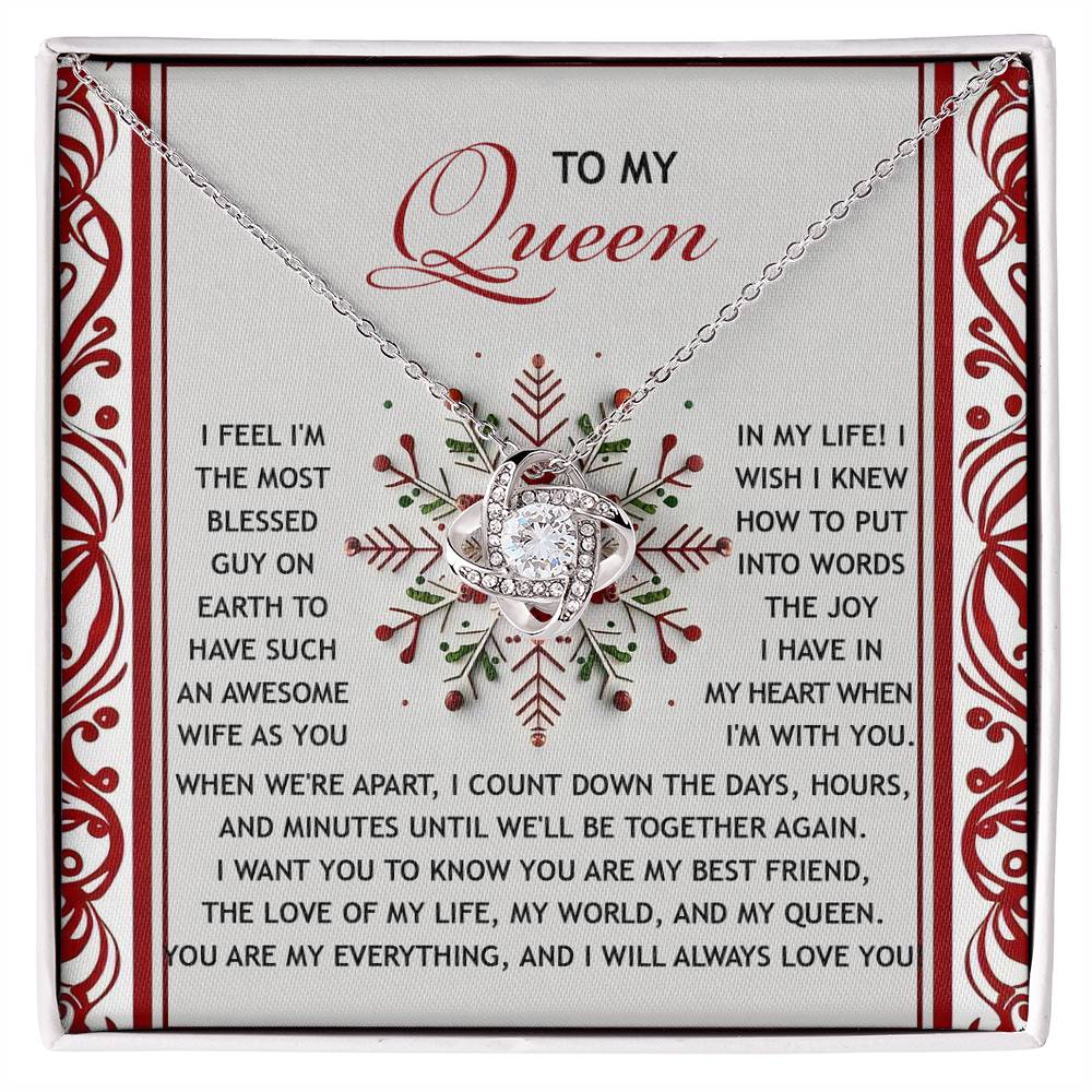 Gift for Soulmate - Together Again - Love Knot Pendant Necklace - Mallard Moon Gift Shop