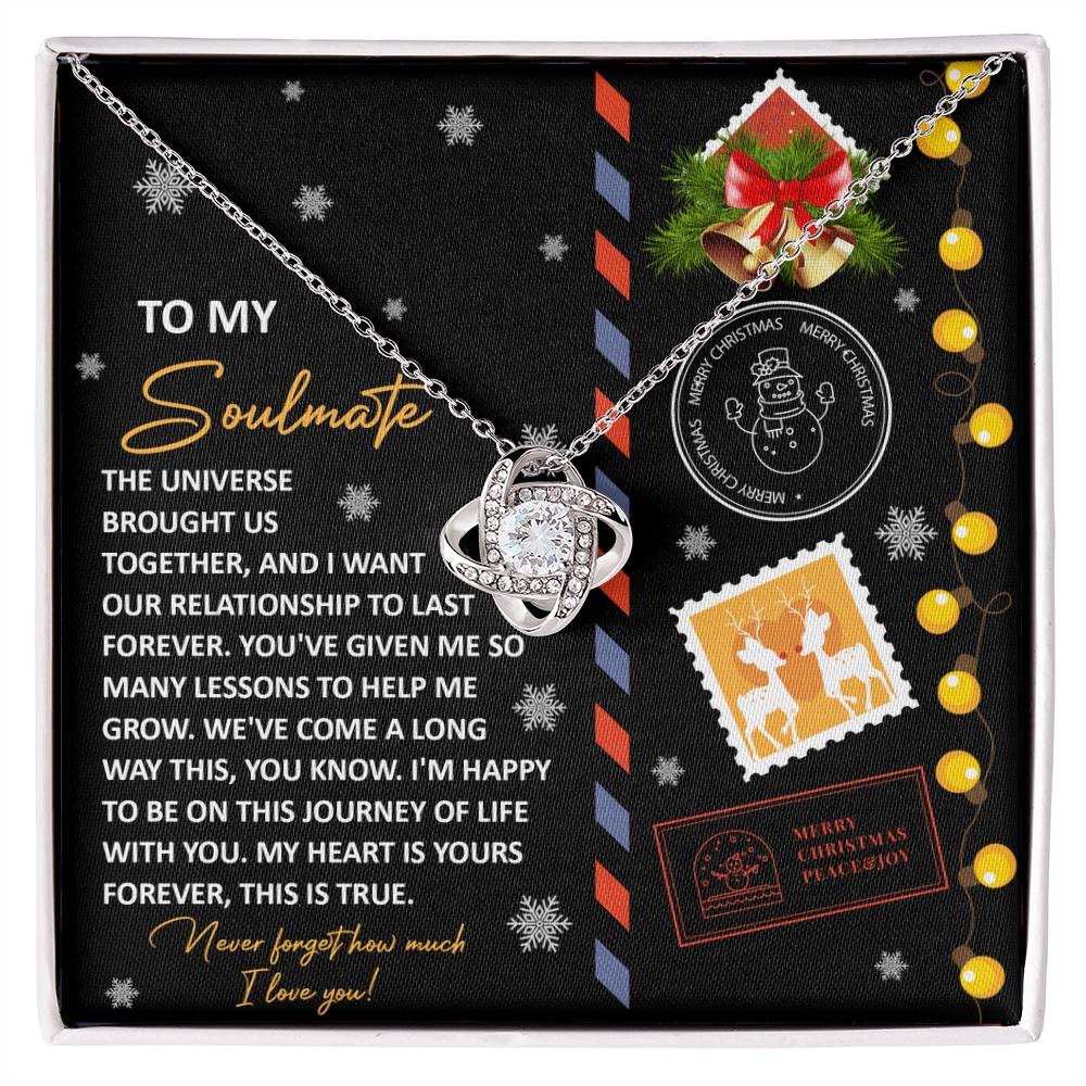 Gift for Soulmate - This Is True - Love Knot Pendant Necklace - Mallard Moon Gift Shop