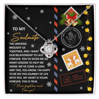 Gift for Soulmate - This Is True - Love Knot Pendant Necklace - Mallard Moon Gift Shop