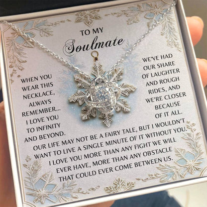 Gift for Soulmate - Infinity And Beyond - Love Knot Pendant Necklace - Mallard Moon Gift Shop