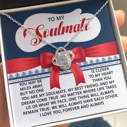 Gift for Soulmate - Have Each Other - Love Knot Pendant Necklace - Mallard Moon Gift Shop